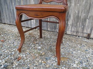 Chaise louis Philippe époque cannage siege ancien vintage