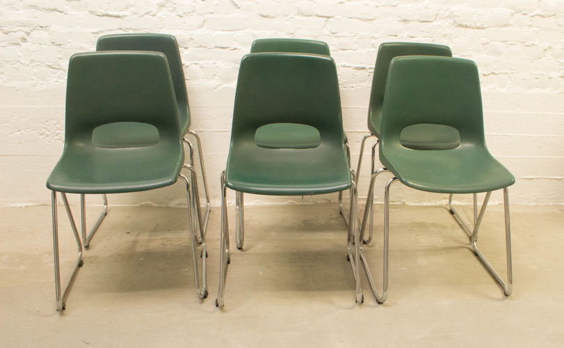 Set of 6 vintage chairs by Marko Netherlands 1970