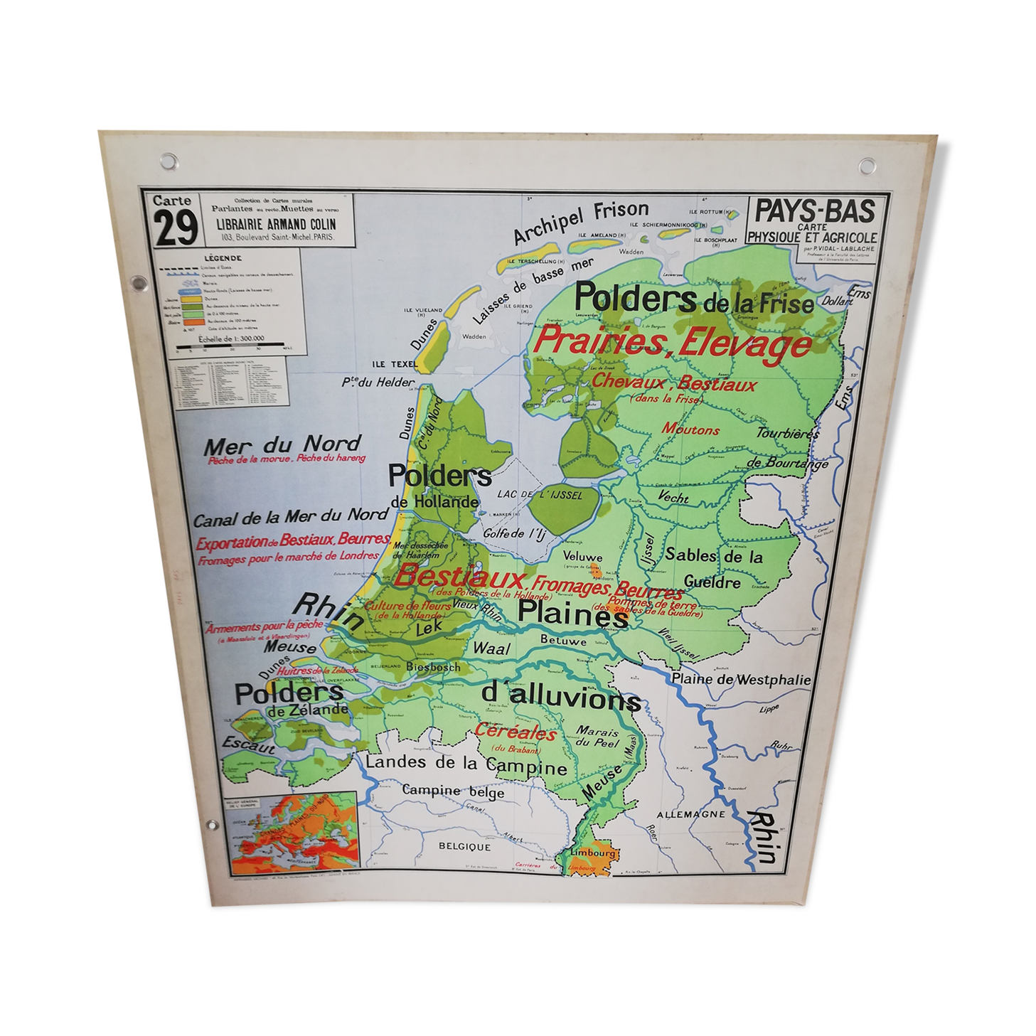 Carte scolaire pédagogique