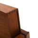 Fine danish pair of mid century teak nightstands