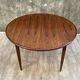 Table scandinave extensible en palissandre, 1960s