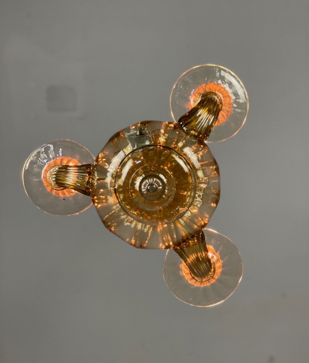 Venetian lantern made of murano glass