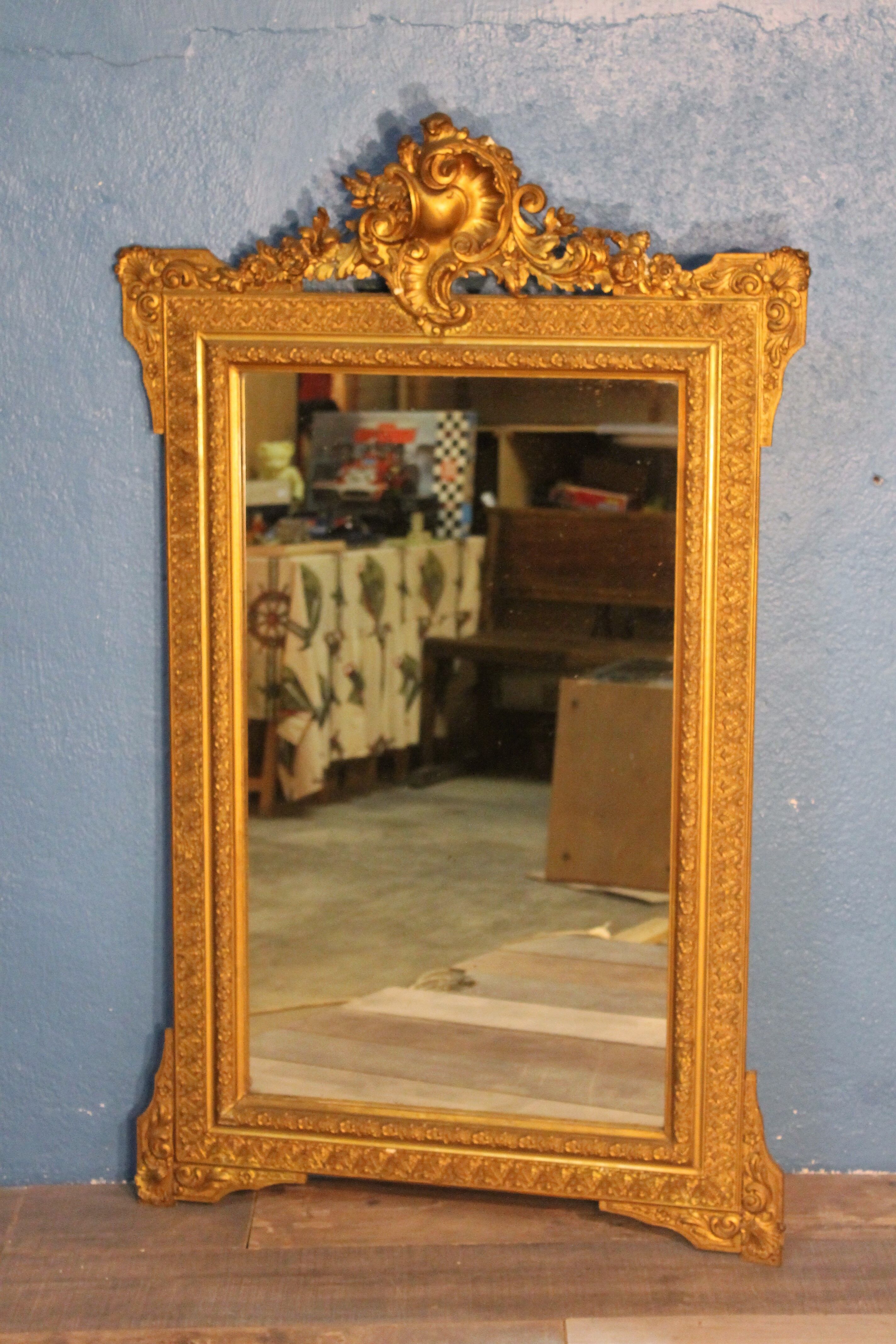 Miroir fin XIXème siècle 84x134cm