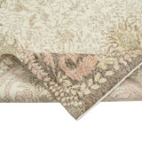 Hand-Knotted Antique Turkish Beige Rug 182 cm x 330 cm - 25013