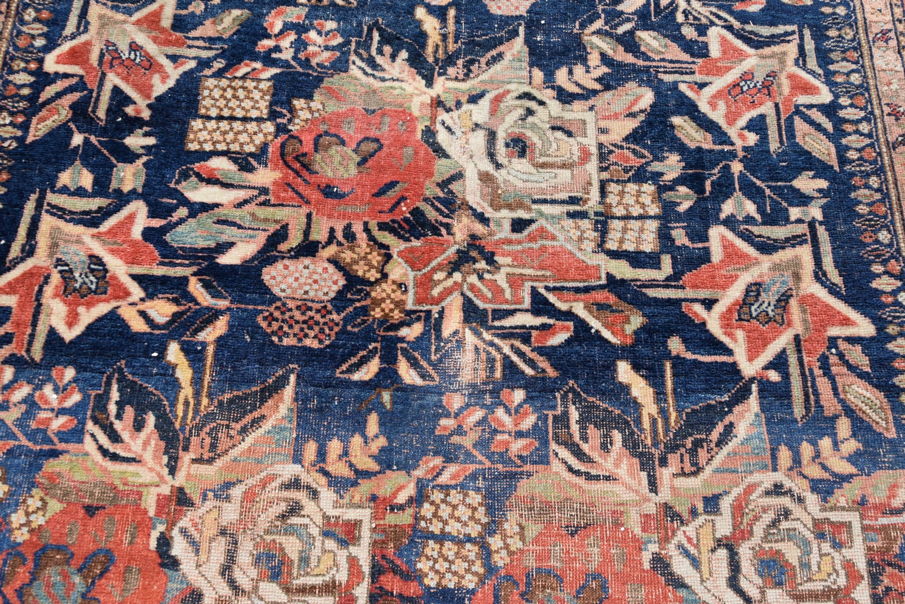 Antique Iranian Afshar Golfang Rug: 2.00 X 1.64 Meters