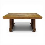 Oak desk in Art Deco style.