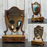 English mahogany dressing table from the late 19th century.
