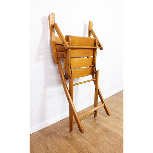 Herlag beech folding chair | Selency