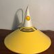 Memphis style metal pendant light from the 80s