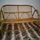 Banquette en rotin scandinave