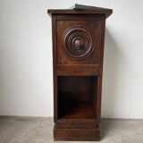 Dudouyt bedside table, oak, 1940.