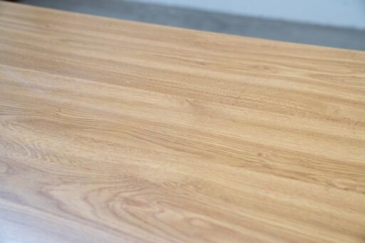 70s table with oak laminate top