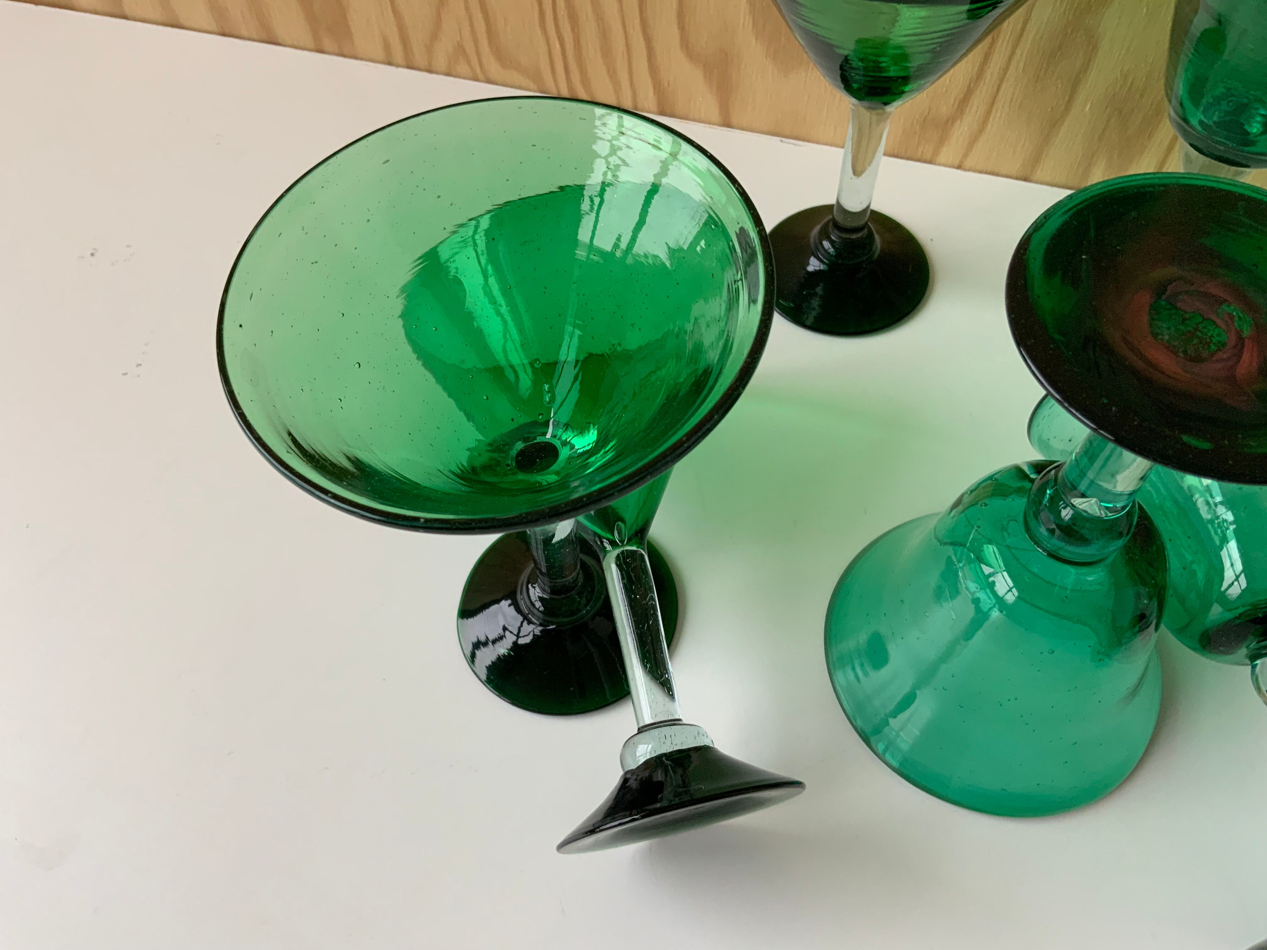 Vintage foot glasses