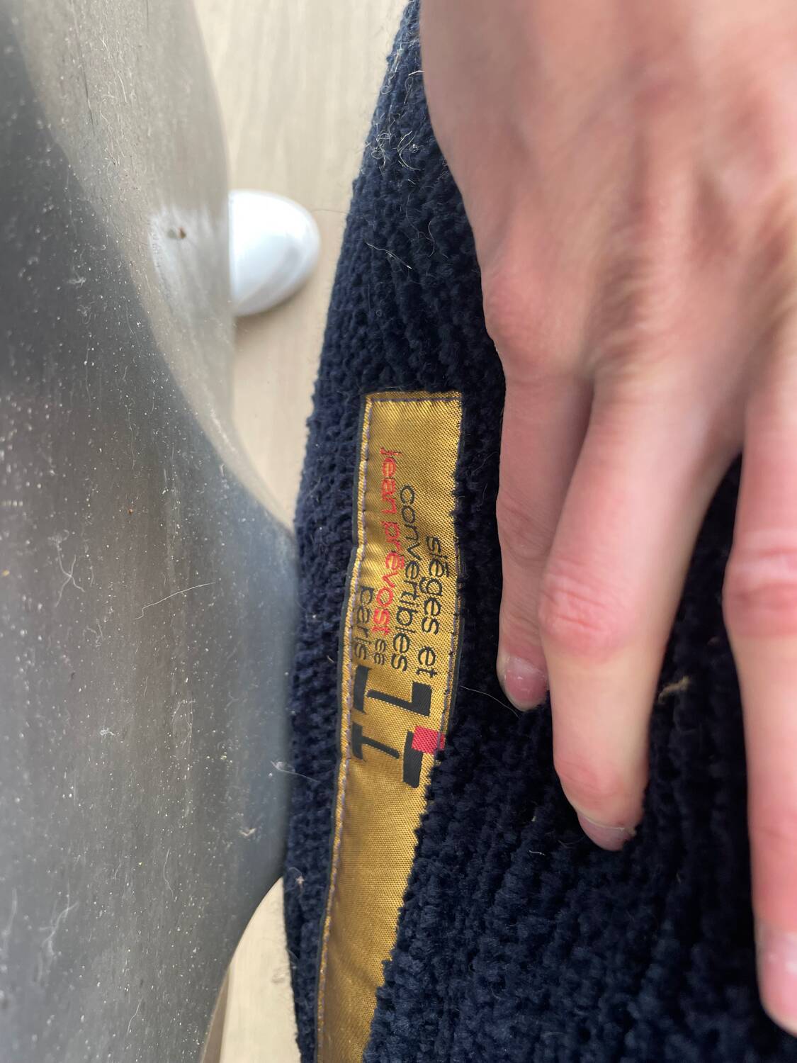 Sofa set + armchair + footrest Jean Prévost – 1970s