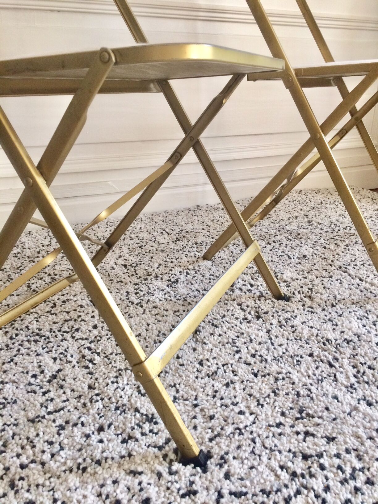 Chairs folding vintage restored