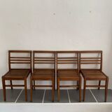 4 René Gabriel stackable chairs
