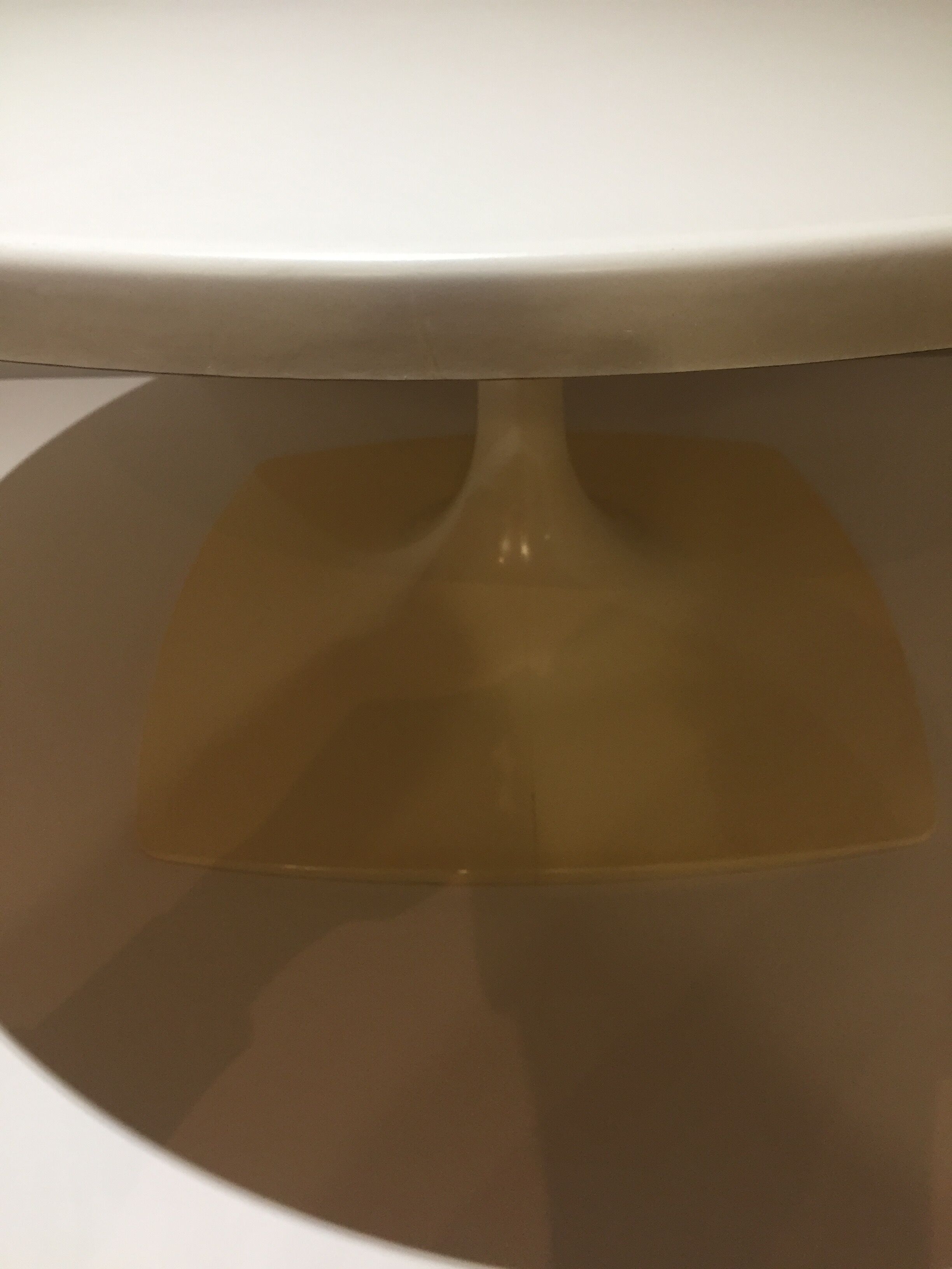 Coffee table tulip feet Stamp Nurieux, France, year 1970