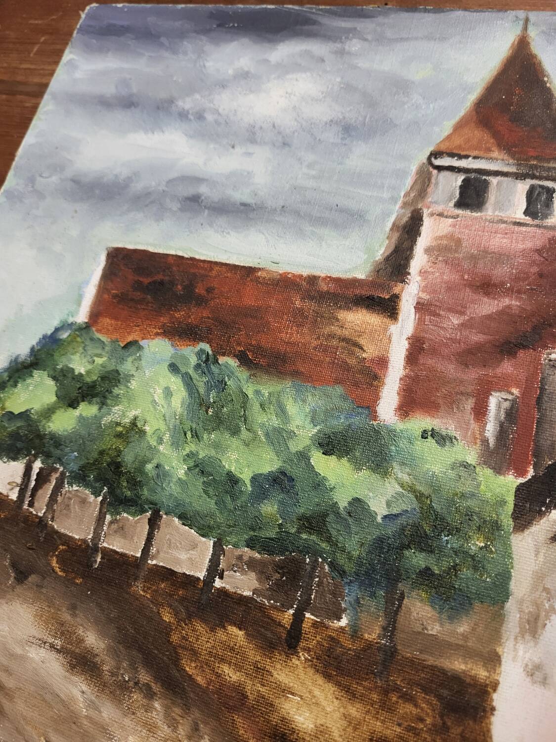 Village painting