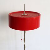 1970's Vintage Red Floor Lamp