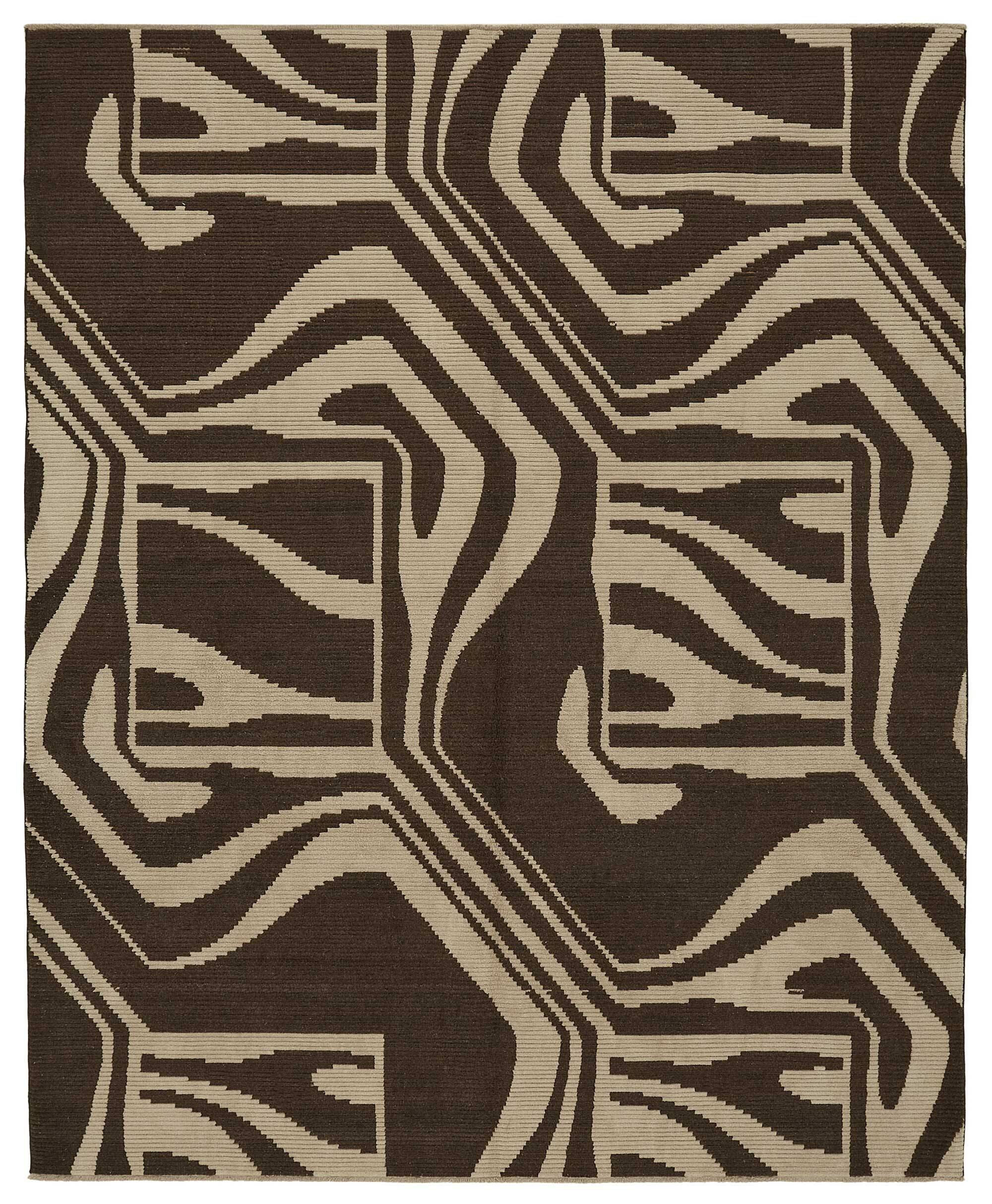 Tapis Oushak turc fait main 241 cm x 297 cm