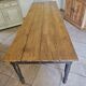 Table de ferme chêne massif 250cm d’office vintage 10-12 personnes