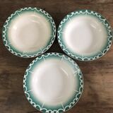 Lot of 8 plates Digoin 1940