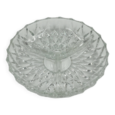 Plat Apéritif Vintage en Verre