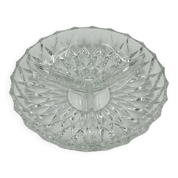 Vintage Glass Aperitif Plate