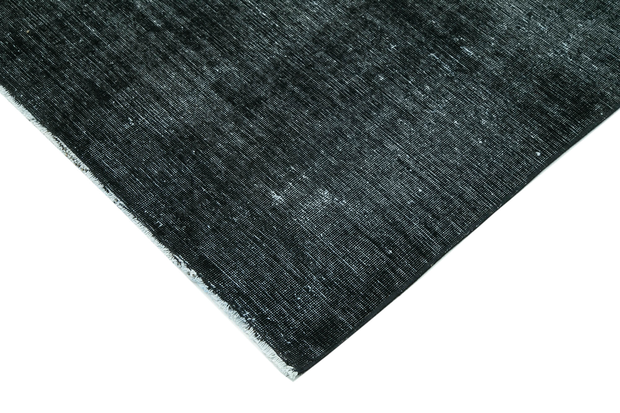 Handwoven Persian Overdyed 283 cm x 378 cm Black Wool Carpet