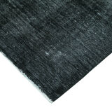 Handwoven Persian Overdyed 283 cm x 378 cm Black Wool Carpet