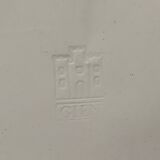 12 flat plates in red earthenware Gien 1970