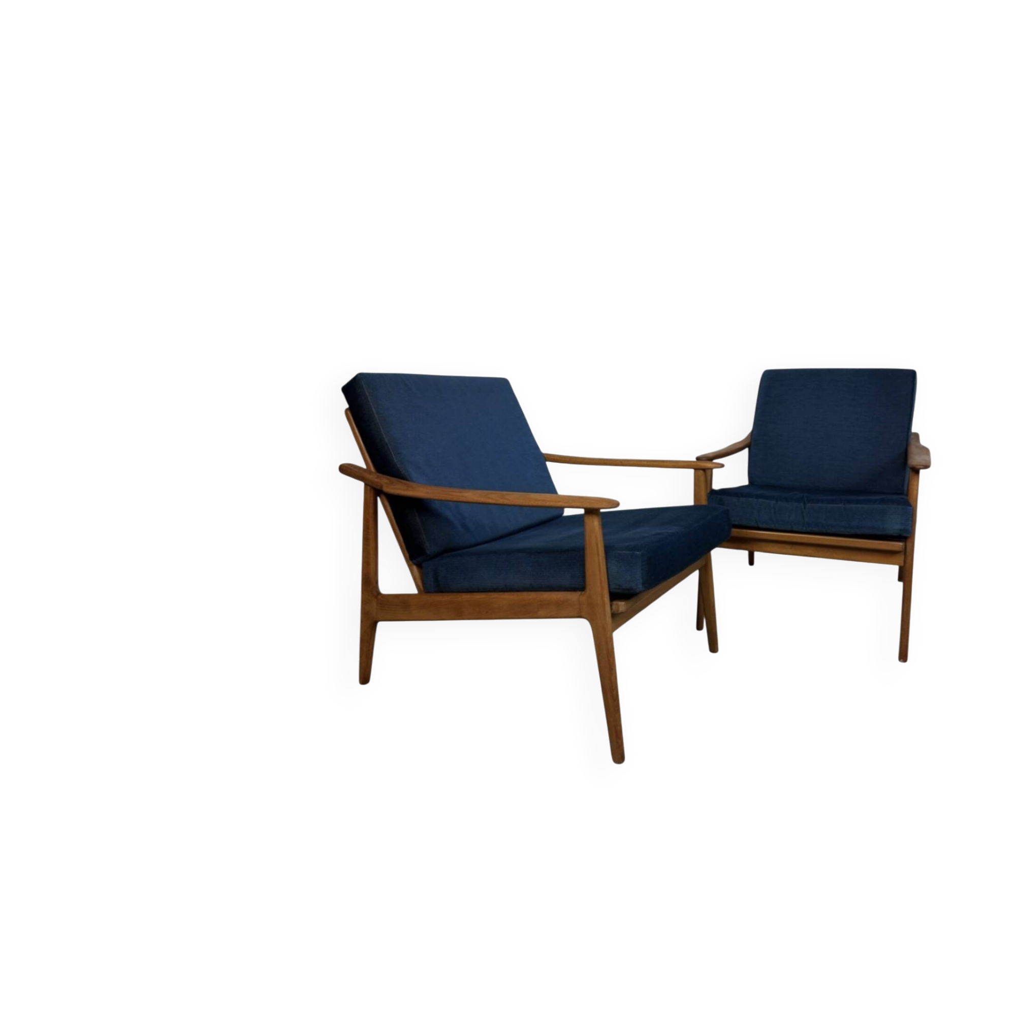 Pair of Scandinavian style armchairs