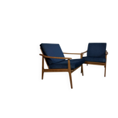 Pair of Scandinavian style armchairs