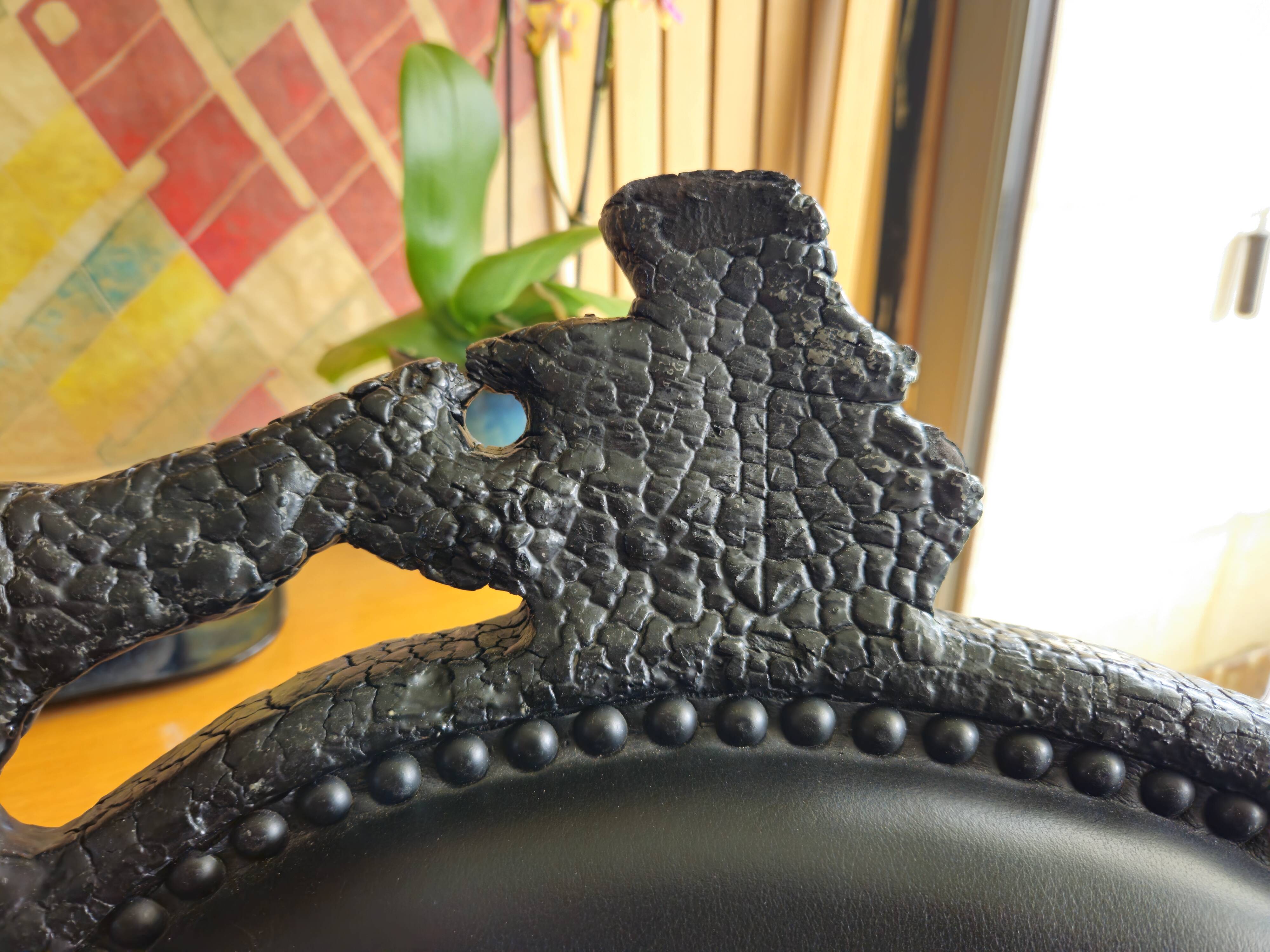 Pair of Smoke Dining Chairs