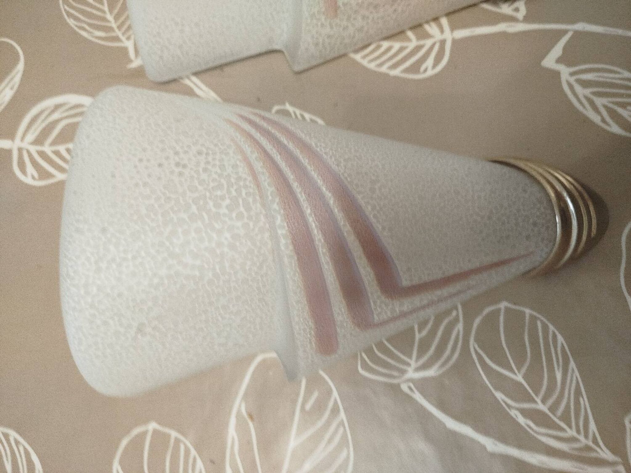 Pairs of Diana wall lights, Kasinski, Poland, 1980, opaline glass.