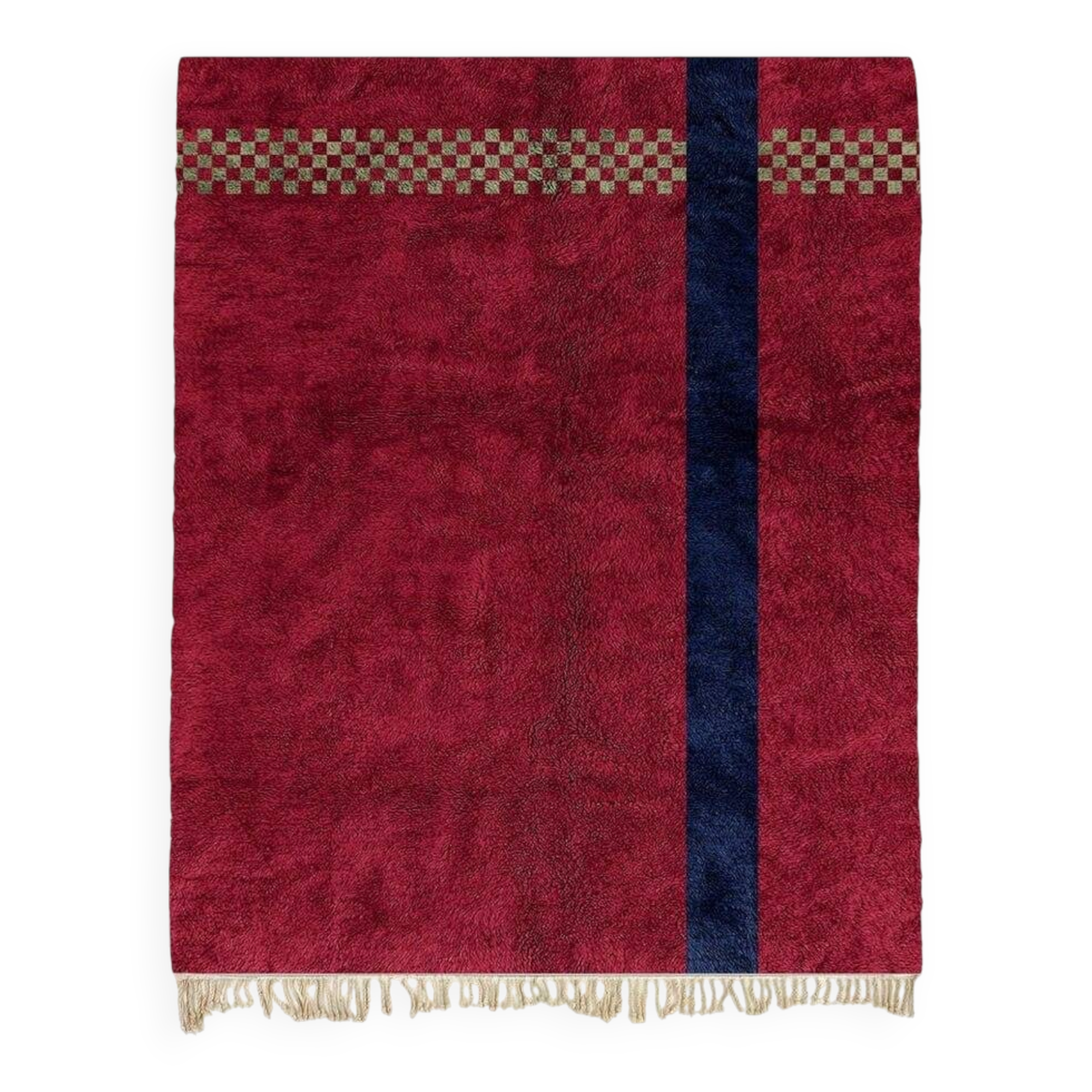Beni Ouraine handwoven rug, traditional style, size 150 x 250 cm
