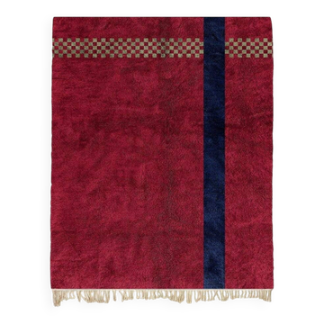 Tapis beni ouraine tissé main traditionnelle taille 150 x 250 cm
