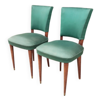 Lot de deux chaises vintage année 60