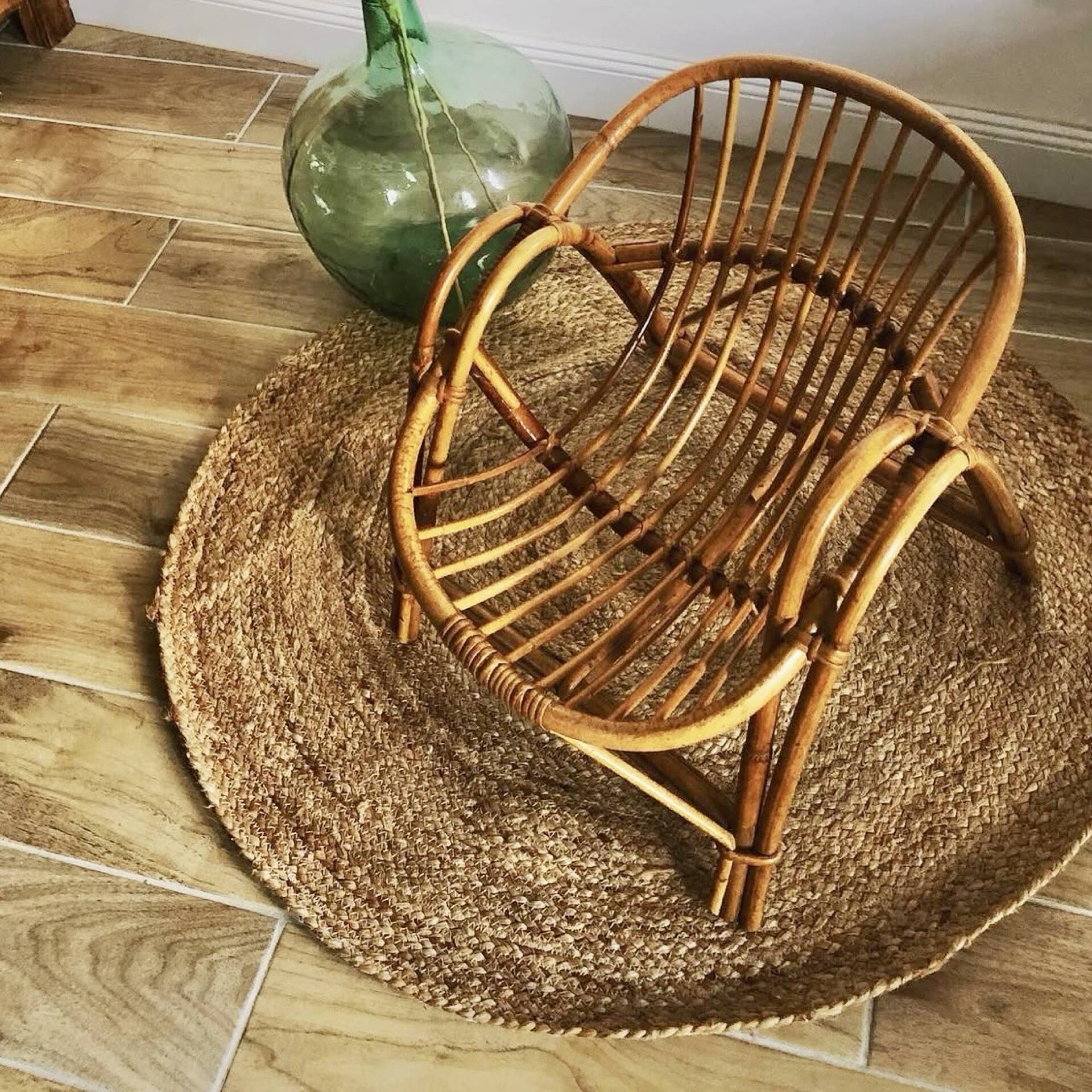Child's rattan armchair