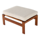 Komfort footstool 'Nimtofte' - danish design in teak vintage