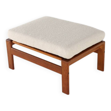 Pouf de confort 'Nimtofte' - design danois en teck vintage