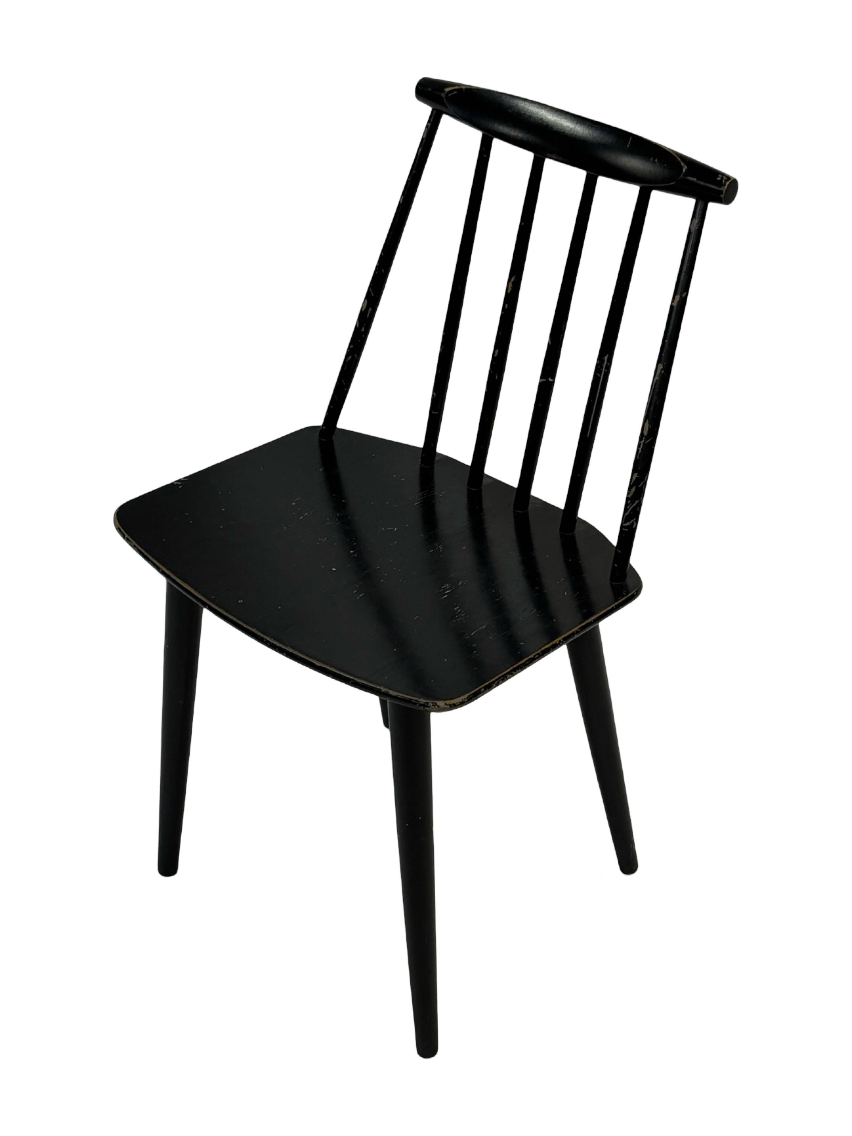 Mid Century Folke Pålsson J77 Chair for FDB Møbler 1960's Design