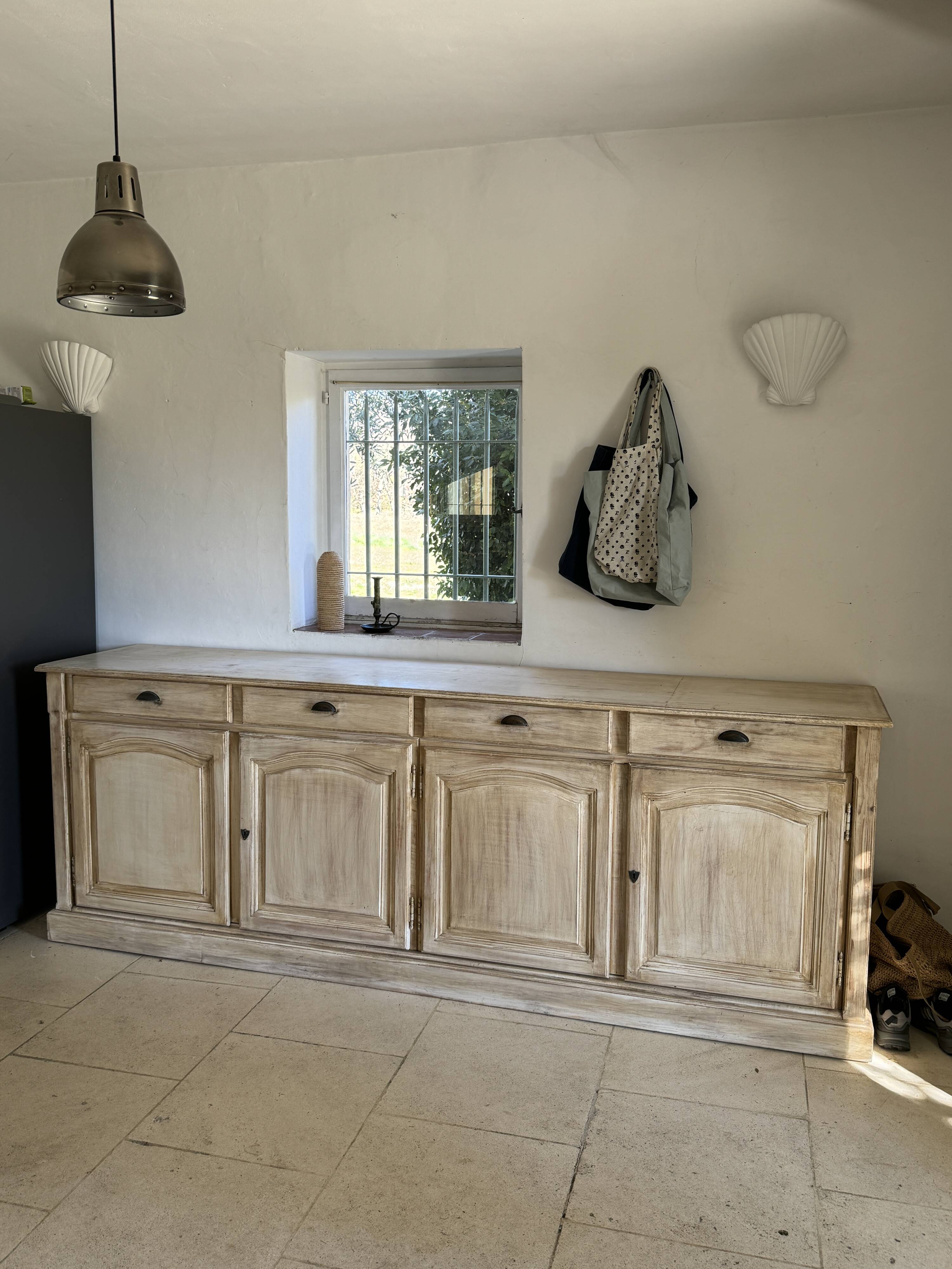 Vintage wood buffet / storage cabinet