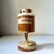 Vintage SAROME Japan Table lighter in Marble Onyx