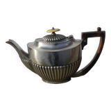 Silver metal teapot