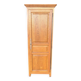 Solid wood cabinet / storage unit with one door.