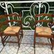Pair of corner chairs called “fireside chairs”