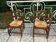 Pair of corner chairs known as "fireplace chairs"