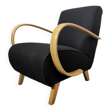 Black Armchair by Jindrich Halabala, 1940s