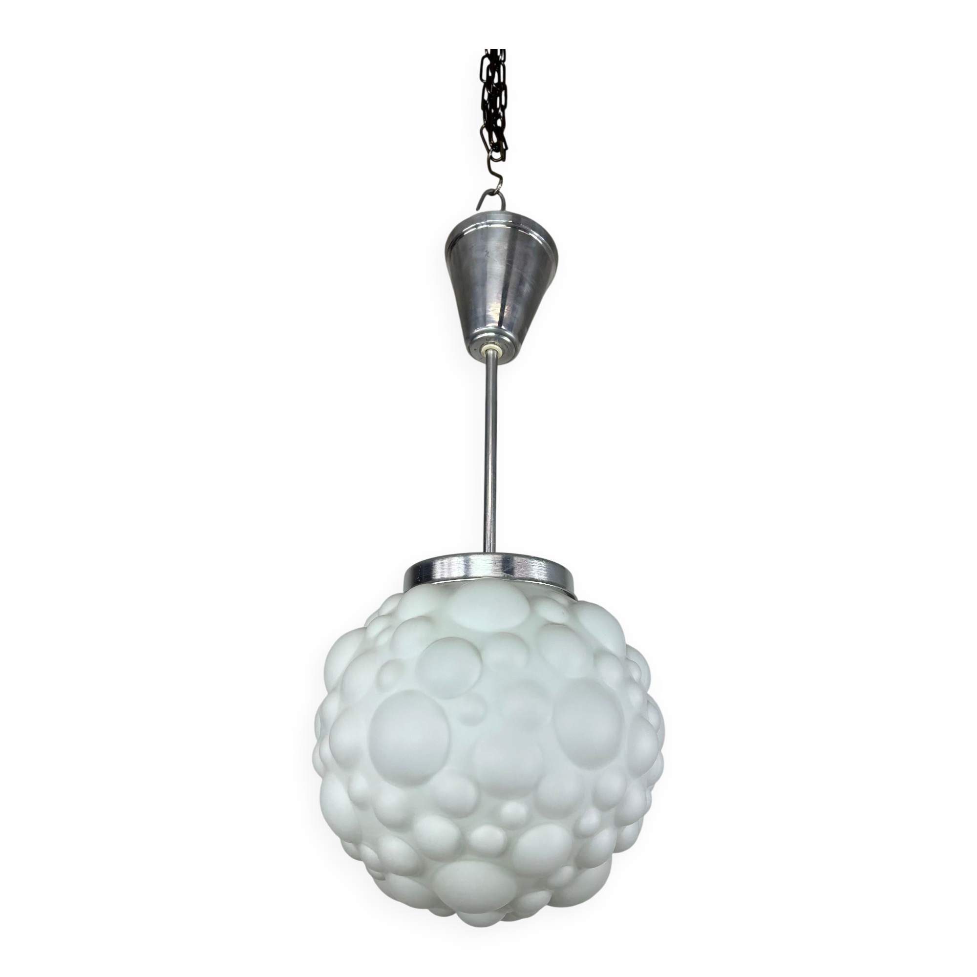White modernist pendant lamp